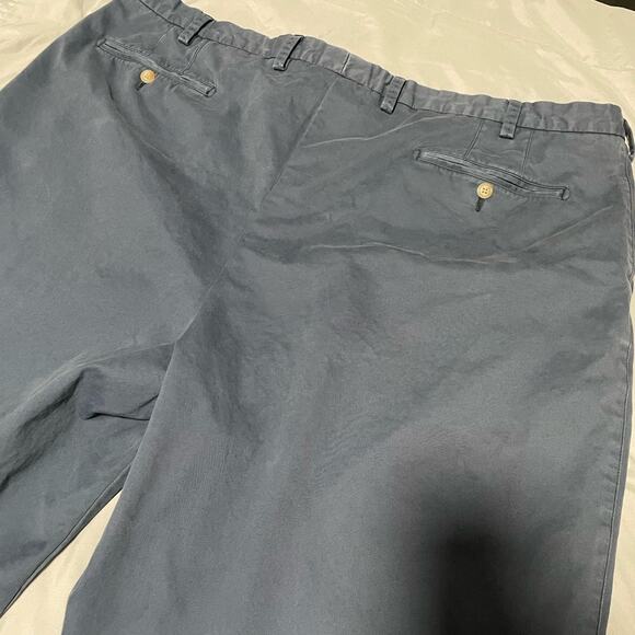 Peter Millar Men’s Size 48x12 Shorts Blue Chino Golf Winston Washed MC0B31 - Picture 6 of 6